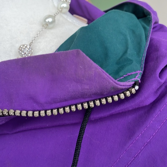 Vintage 80s 90s L.L. Bean Novelty Camping Print Windbreaker - Picture 5 of 9